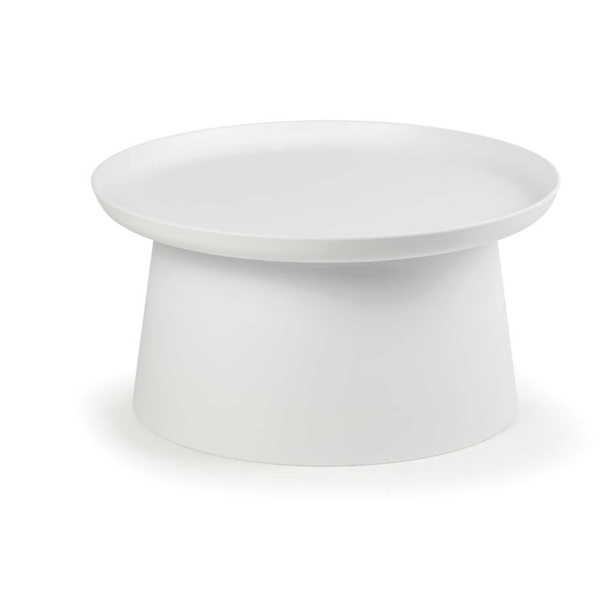Plastový kávový stolek FUNGO, průměr 70 cm