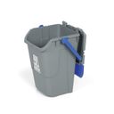 Plastový odpadkový kôš na triedenie odpadu ECOLOGY II, 35 l, sivá/modrá