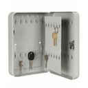 Plechová skříňka na klíče, 48 klíčů