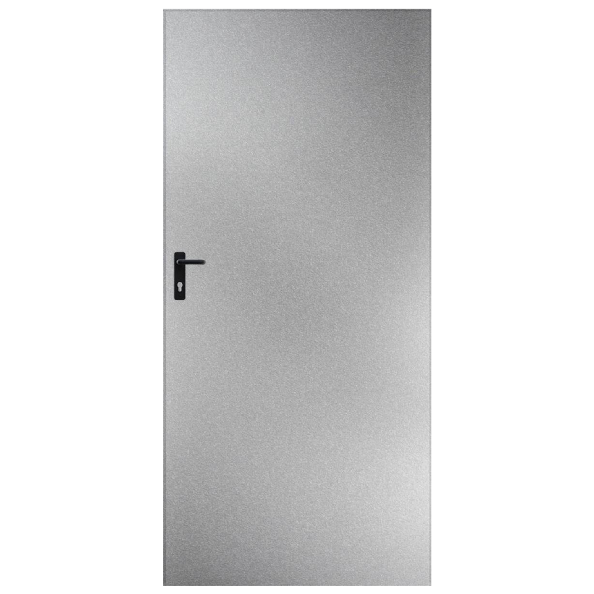 Plechové dveře 90, levé, pozinkované