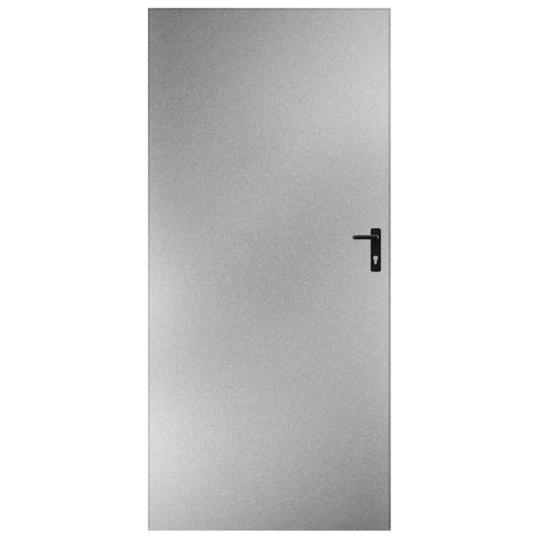 Plechové dveře 90, levé, pozinkované