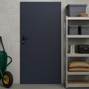 Plechové dveře 90, pravé, antracit