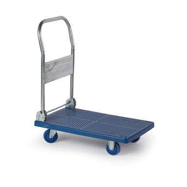 Plošinový vozík se sklopným madlem, 150 kg, 720 x 480 mm
