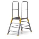 Podestleiter ALVE FORTE, 2x4 Sprossen, Plattformhöhe 0,83 m