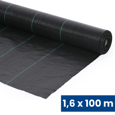 Podkladová textilie mulčovací, 90 g/m2, 1,6 x 100 m