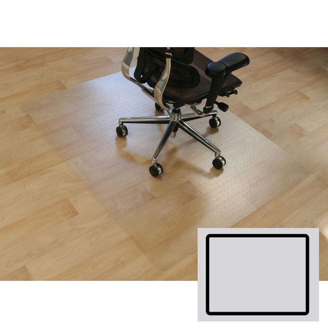 Podložka pod stoličku na hladké podlahy - Polyetylén, obdĺžnik