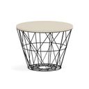 Podnož pro konferenční stolek STILO, 600 x 420 mm, černá