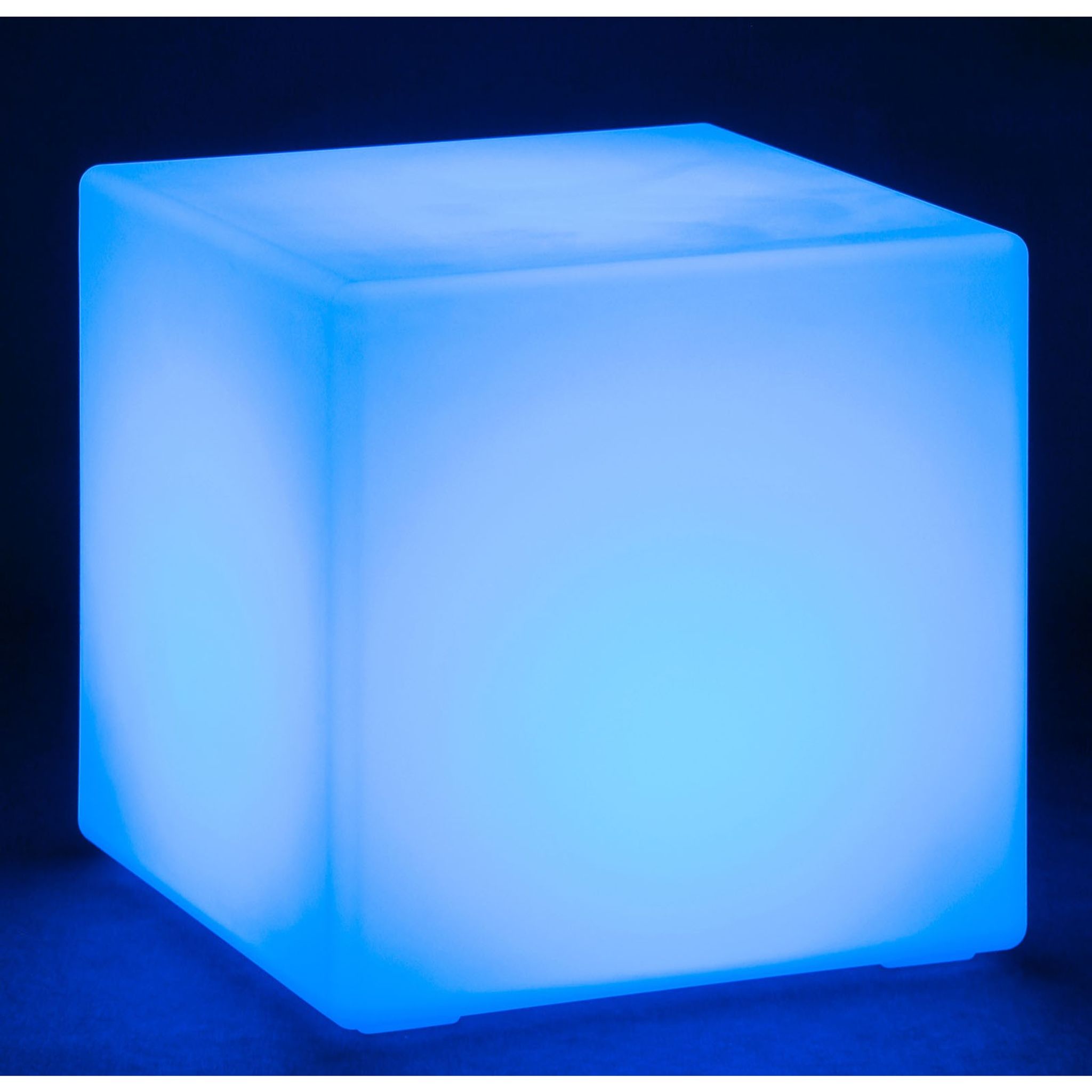 Podświetlany stołek/taboret LED, 60 x 60 x 60 cm