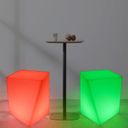 Podświetlany stołek/taboret LED, 60 x 60 x 60 cm