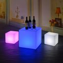 Podświetlany stołek/taboret LED, 60 x 60 x 60 cm
