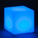 Podświetlany taboret LED, 30 x 30 x 30 cm