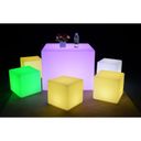 Podświetlany taboret LED, 40 x 40 x 40 cm