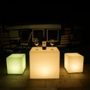 Podświetlany taboret LED, 40 x 40 x 40 cm