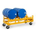 Pojízdný vozík pro stojan na sudy 3x 208 l, nosnost 1000 kg