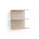 Policový diel BLOCK, 800 x 300 x 800 mm, dub prírodný