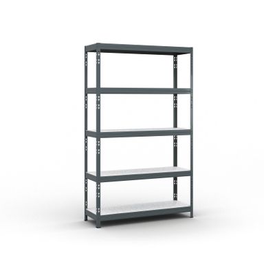Policový regál 1966x1200x400 mm, nosnosť 280kg