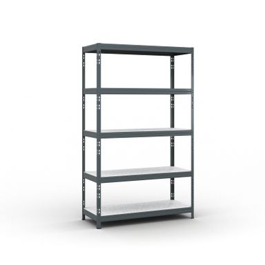 Policový regál 1966x1200x500 mm, nosnosť 280kg