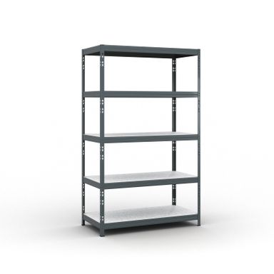 Policový regál 1966x1200x600 mm, nosnosť 280kg