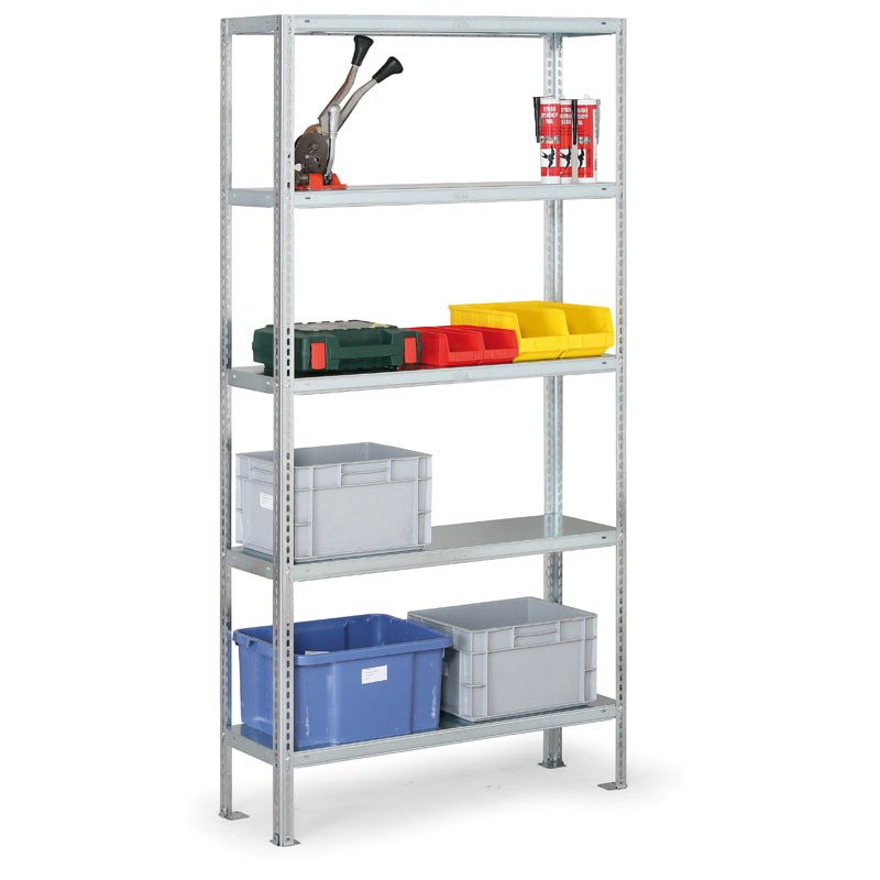 Fotografia produktu: Policový regál FIX, 100 kg, 2500 x 1000 x 600 mm, základný regál