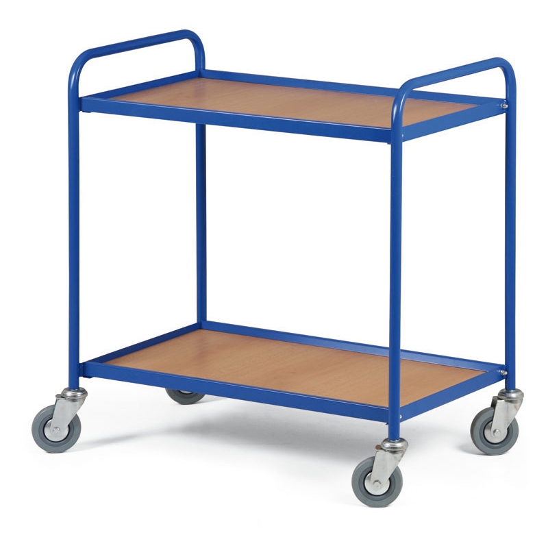 Fotografia produktu: Policový vozík s 2 policami 750x420 mm, modrý