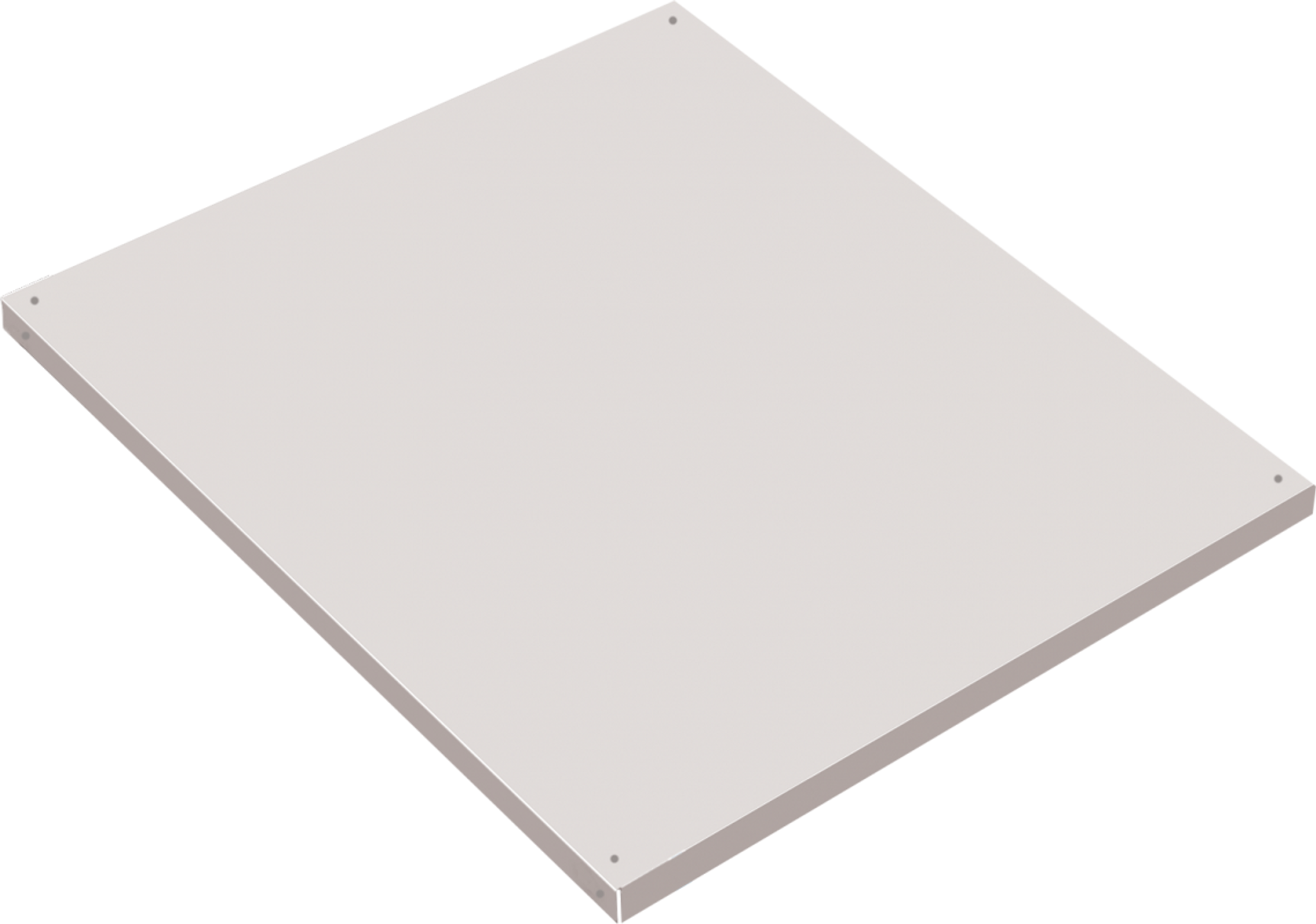 Półka do szaf warsztatowych na narzędzia, 500 x 500 mm, szary, 1 szt