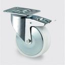 Polyamidrad TENTE, drehbar mit Bremse, 125 mm, mit Abdeckung