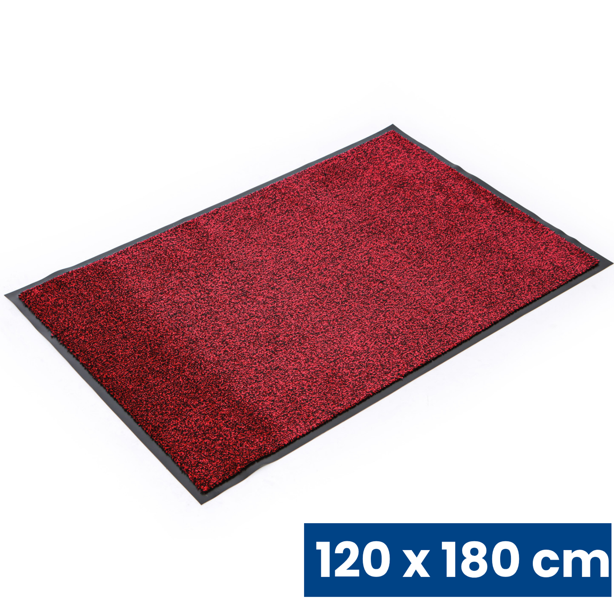 Polypropylen-Schmutzfangmatte, 120 x 180 cm, rot