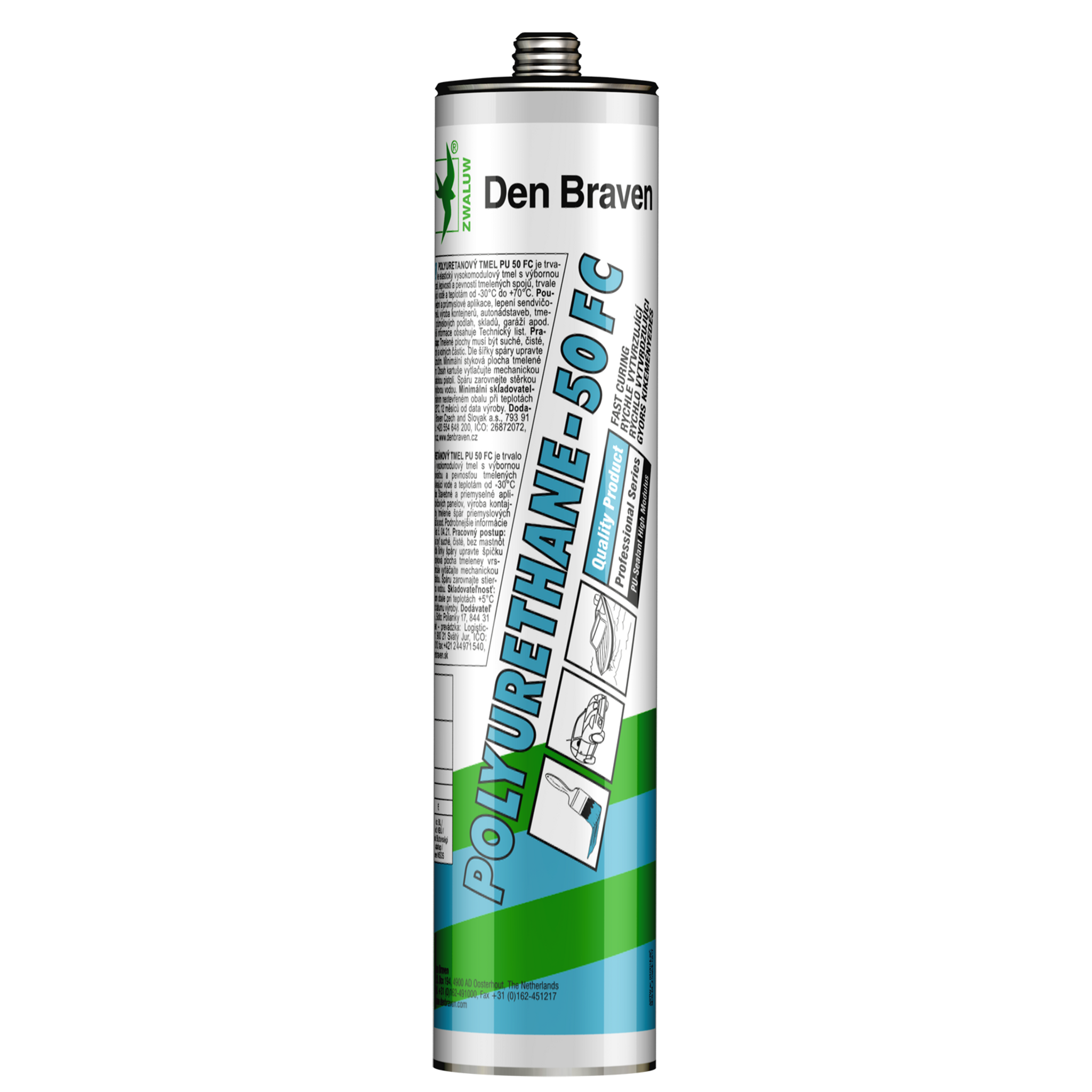 Polyuretanový tmel PU 50 FC, 300 ml, bílá