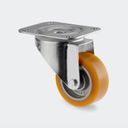Polyurethanrad TENTE, drehbar, 100 mm, Tragfähigkeit 200 kg