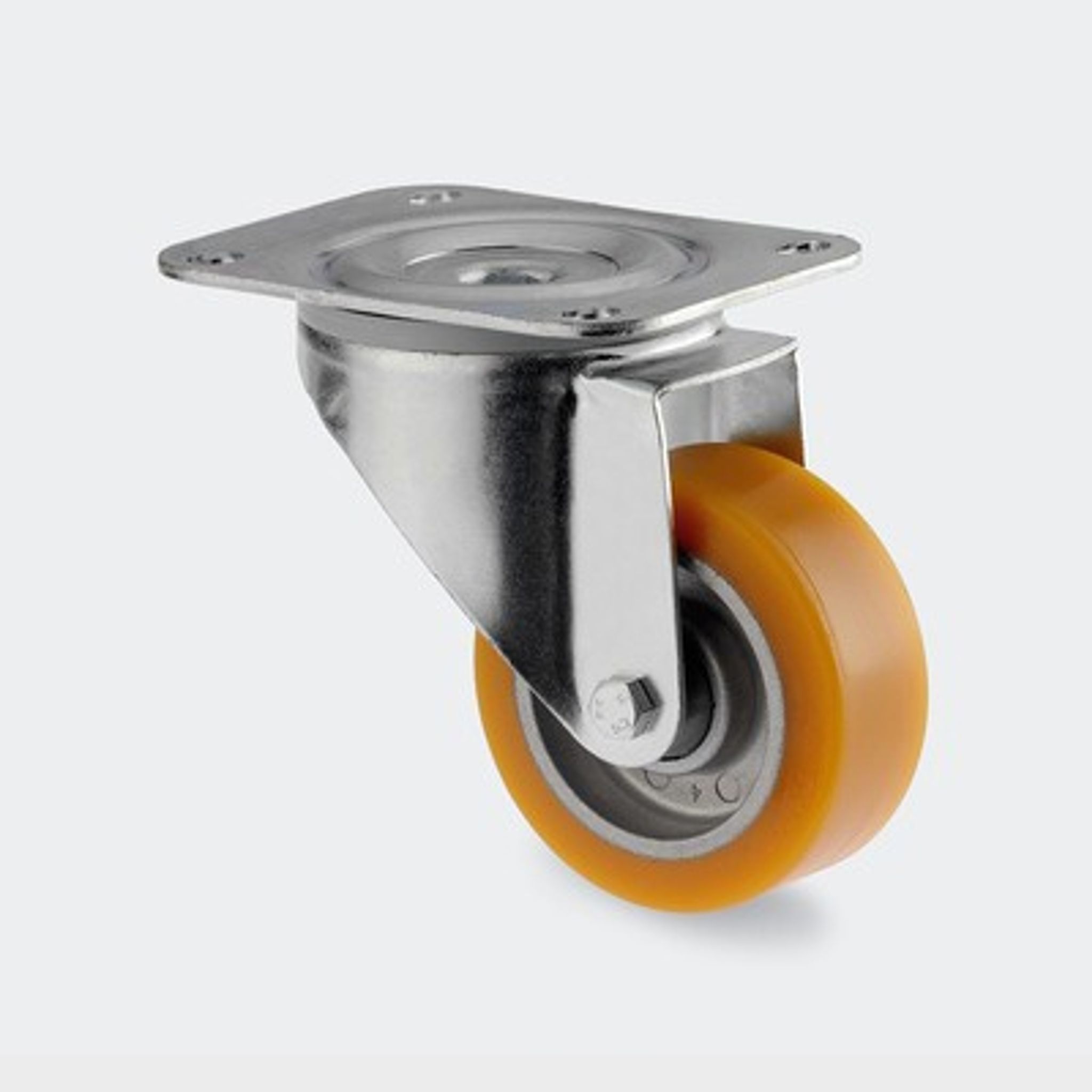 Polyurethanrad TENTE, drehbar, 100 mm, Tragfähigkeit 200 kg