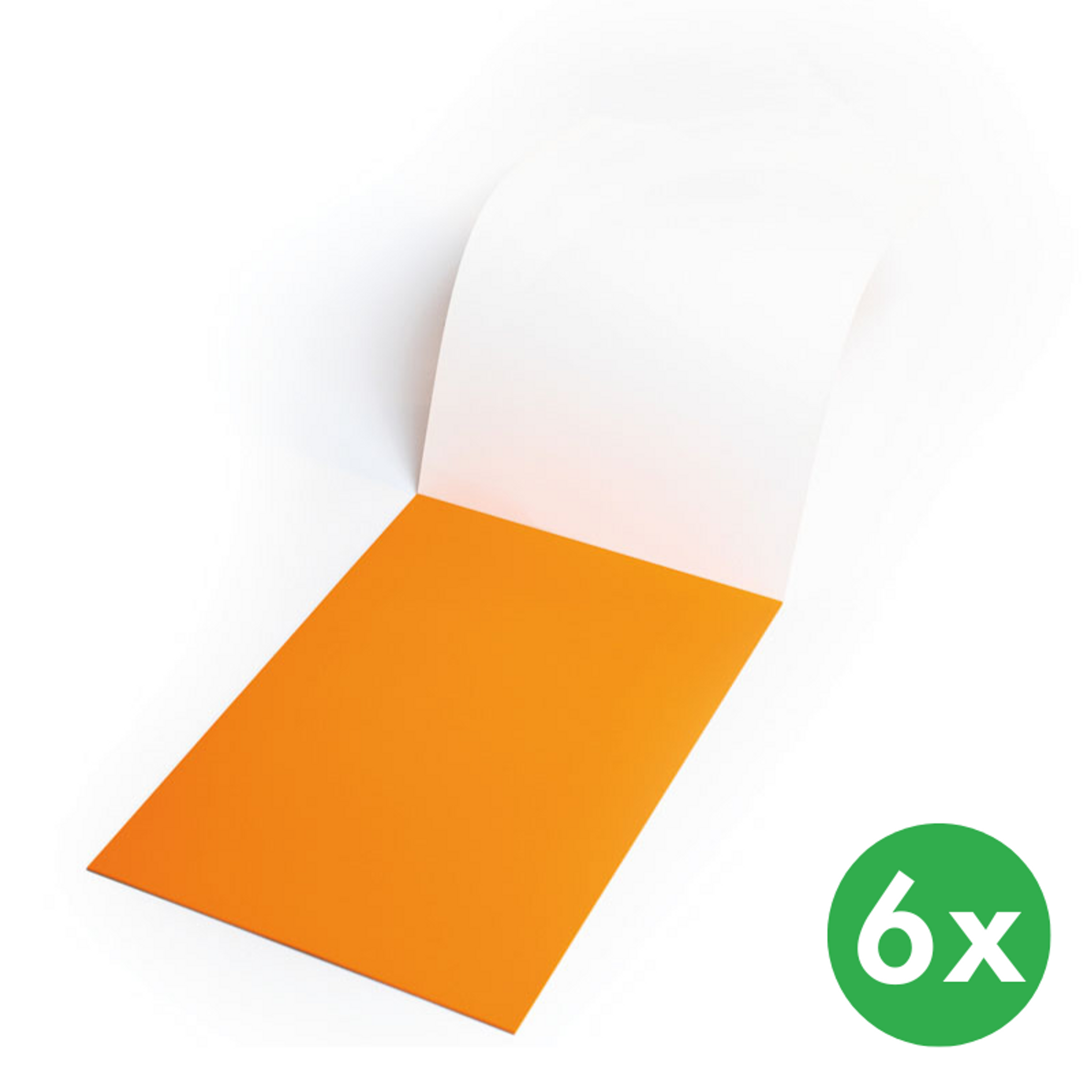 Popisovacia fólia elektrostatická Symbioflipcharts 500x700 mm, oranžová