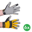 Pracovné rukavice, veľkosť 10, balenie po 6 pároch