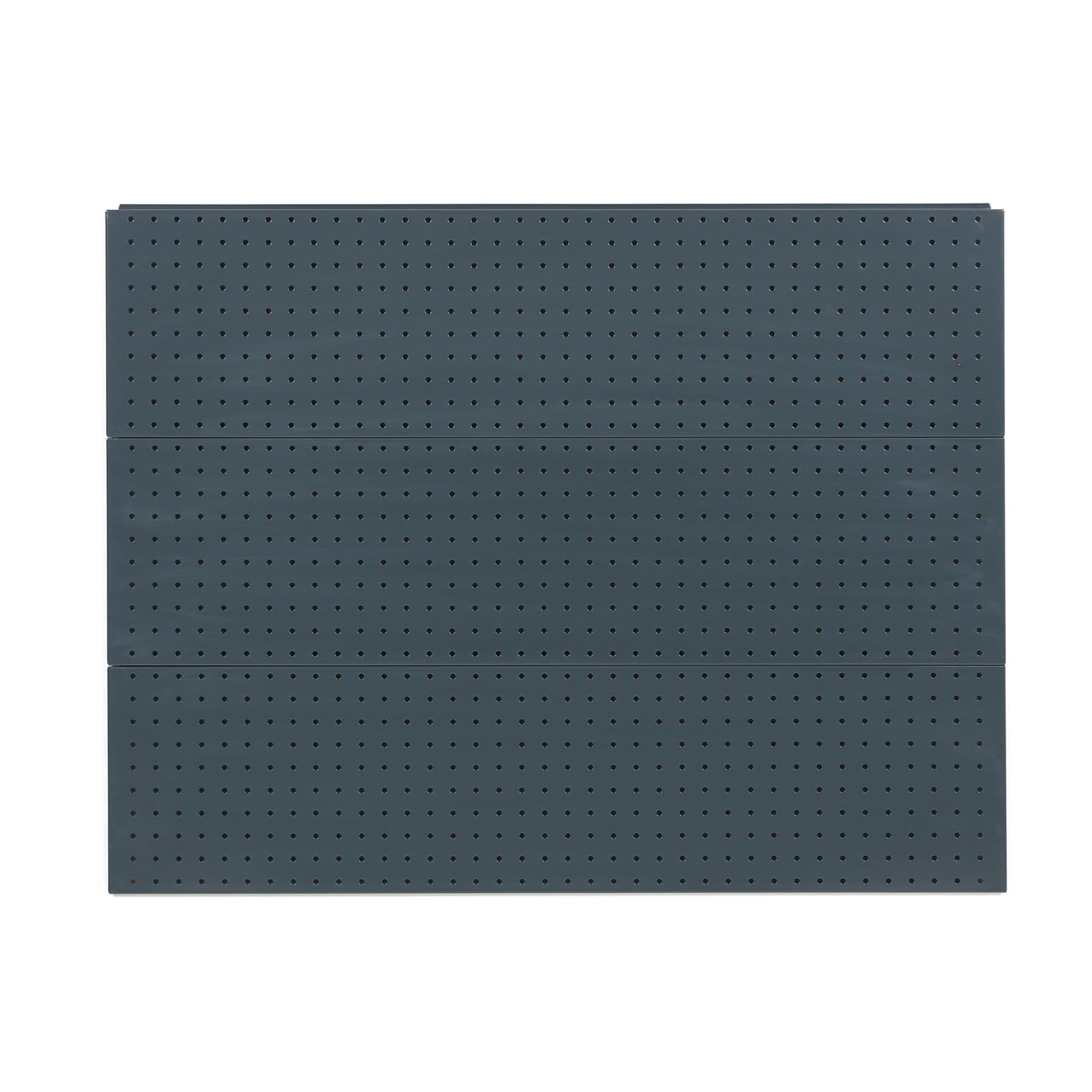 Predajný regál jednostranný, perfo steny, 2200 x 1000 x 450 mm, prídavný, antracit