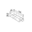 Přepážky pro plastové zásuvky, velikost S, 10 ks