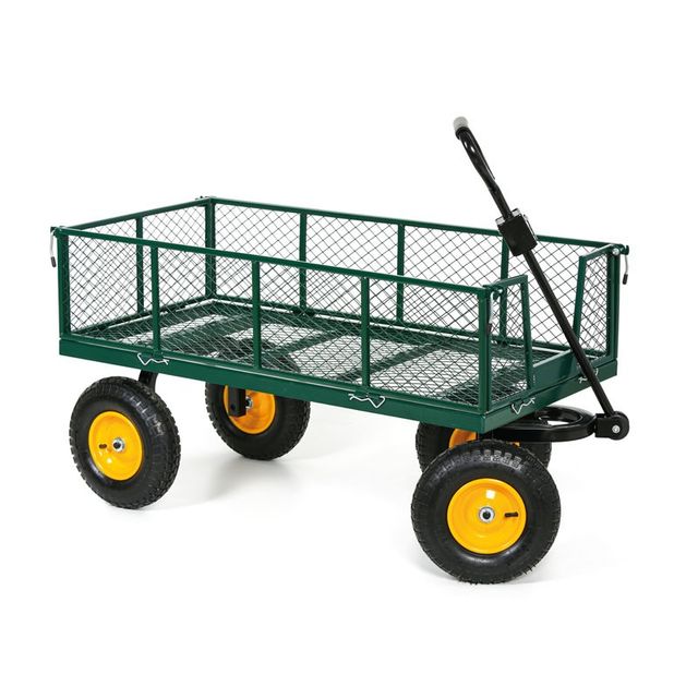 Prepravný vozík, nosnosť 500 kg, 1380 x 630 x 685 mm