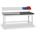 Prídavná kovová polica na náradie pre stoly G4, nosnosť 20 kg, 1500 x 270 x 300 mm