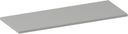 Prídavná polica ku kovovým skriniam, 1200 x 500 mm, sivá, 2 ks