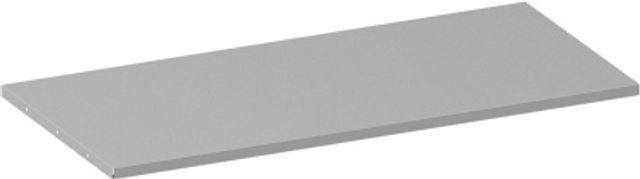 Prídavná polica ku kovovým skriniam, 1200 x 600 mm, sivá, 1 ks