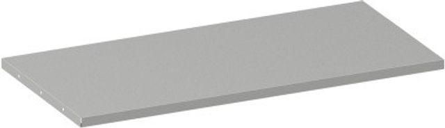 Prídavná polica ku kovovým skriniam, 950 x 500 mm, sivá, 1 ks