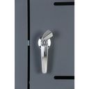 Přístřešek na 2 popelnice 240 l, 1160 x 1340 x 800 mm, uzamykatelný