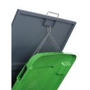 Prístrešok na 2 popolnice 240 l, 1160 x 1340 x 800 mm, dekor dreva