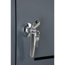 Prístrešok na 2 popolnice 240 l, 1160 x 1340 x 800 mm, uzamykateľný