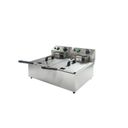 Profesionálna elektrická fritéza, 2× 6 l, 2× 2500 W