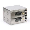 Profesionálna elektrická pec na pizzu, 2 komory, 3000 W