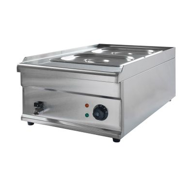Profesionálny vodný kúpeľ 2× GN 1/2, nerez, 1500 W