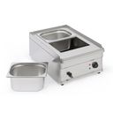 Profi-Wasserbad 2× GN 1/2, Edelstahl, 1500 W Profi-Wasserbad 2× GN 1/2, Edelstahl, 1500 W