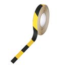 Protiskluzová páska - jemné zrno, 25 mm x 18,3 m, černo-žlutá