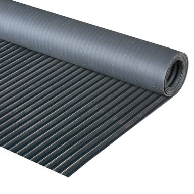 Protiskluzová průmyslová podlahovina s širokou drážkou, 1,2 x 5 m