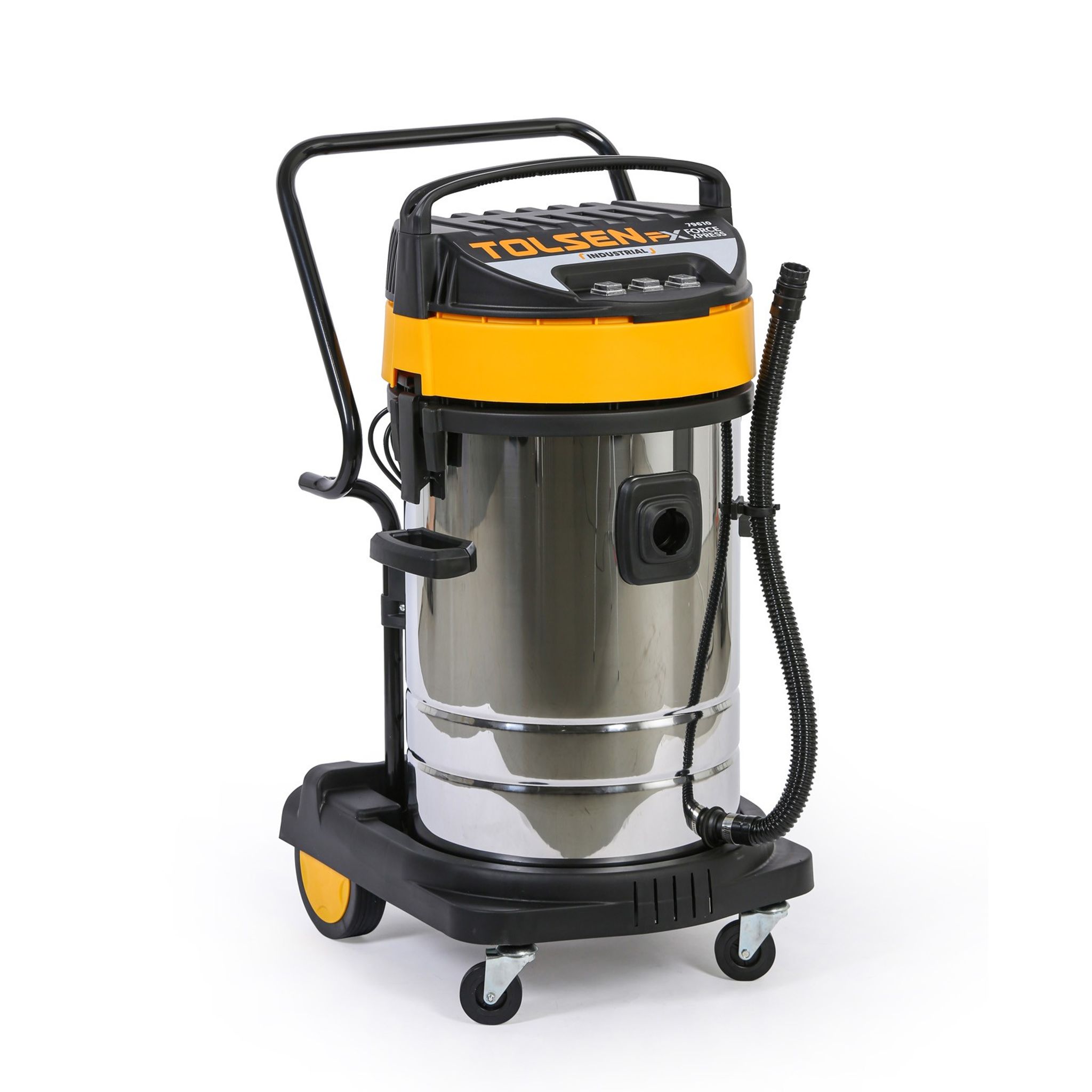 Průmyslový vysavač TOLSEN 79610, suché/mokré sání, 3000 W, 80 l