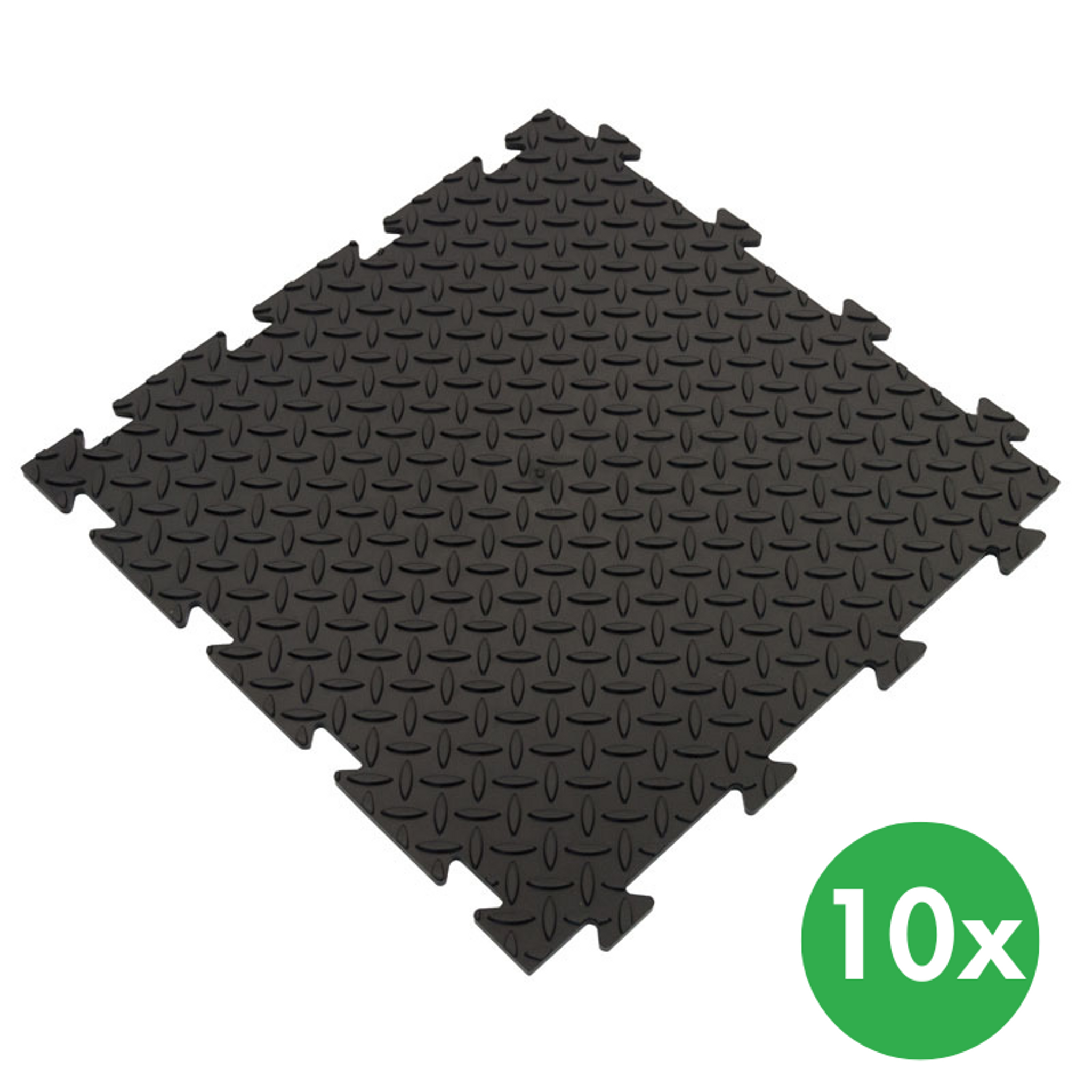 PVC puzzle podlahová dlaždice - texturovaný povrch, 510 x 510 mm, 10 ks